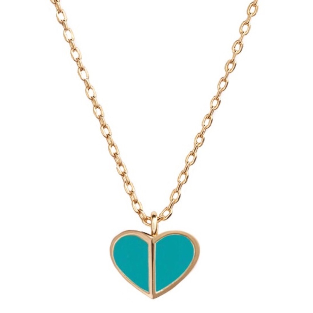 $78 Kate Spade Heritage Heart Mini Pendant Gold